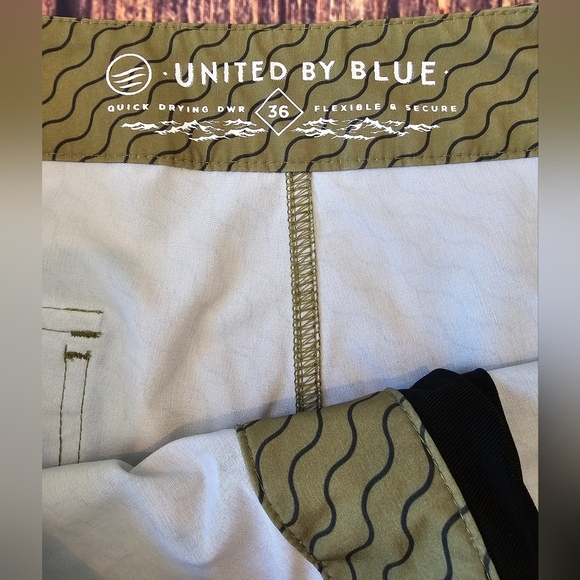 United By Blue Men’s Size 36 Quick Dry Sustainable Swim Shorts Trunks Boardshort - Picture 4 of 9